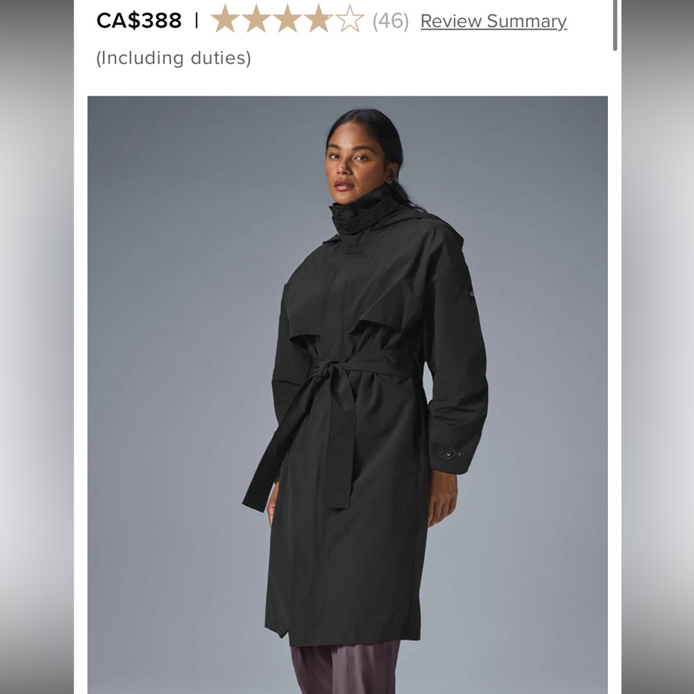ALO crinkle on the move trench